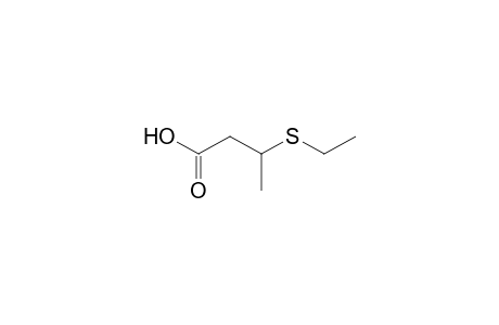 Butanoic acid, 3-(ethylthio)-