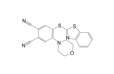 4-(Benzothiazol-2-ylsulfanyl)-5-morpholin-4-yl-phthalonitrile