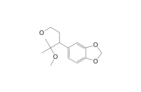 3-(1,3-Benzodioxol-5-yl)-4-methoxy-4-methyl-1-pentanol