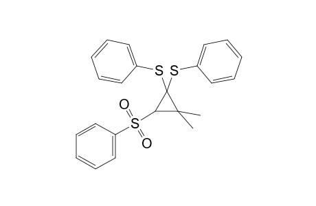 1,1-bis(phenylthio)-2-(phenylsulfonyl)-3,3-dimethylcyclopropane