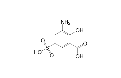 3-Amino-2-hydroxy-5-sulfobenzoic acid