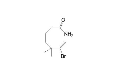 6-Bromo-5,5-dimethylhept-6-enamide