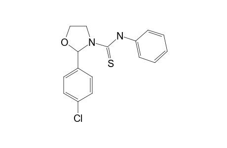 2-(p-chlorophenyl)thio-3-oxazolidinecarboxanilide