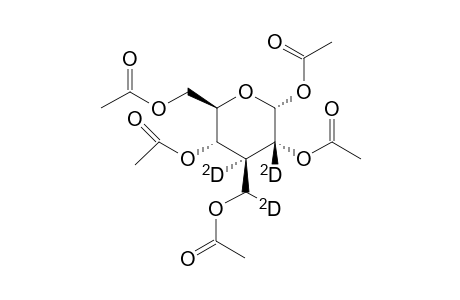 1,2,3',4,6-Penta-O-acetyl-3-deoxy-3-c-(hydroxymethyl)-.alpha.-D-glucopyranose-2,3,3'-D3