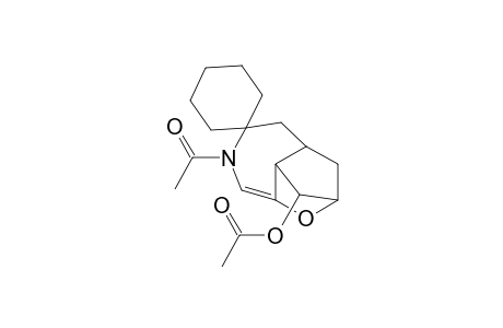 5-Acetyl-10-acetoxyspiro[5-aza-2-oxatricyclo[6.2.1.0(3,9)]undec-3-ene-6,1'-cyclohexane]