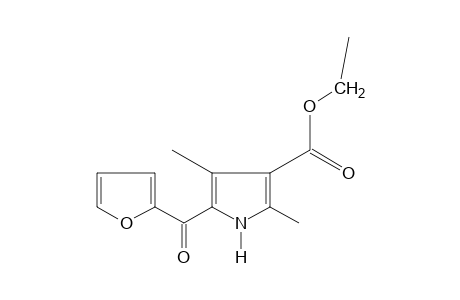 2,4-dimethyl-5-(2-furoyl)pyrrole-3-carboxylic acid, ethyl ester