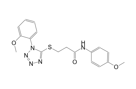 propanamide, N-(4-methoxyphenyl)-3-[[1-(2-methoxyphenyl)-1H-tetrazol-5-yl]thio]-