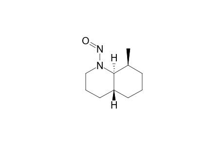 N-Nitroso-8.beta.-methyl-trans-decahydroquinoline