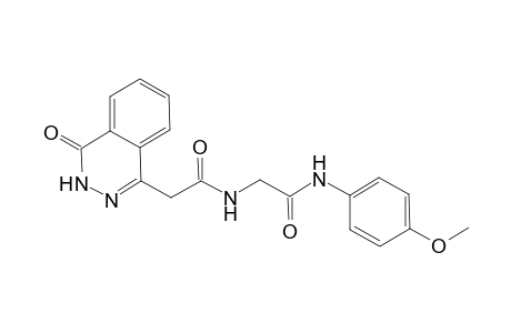 1-phthalazineacetamide, 3,4-dihydro-N-[2-[(4-methoxyphenyl)amino]-2-oxoethyl]-4-oxo-