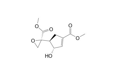 (3S,4S,1'S)-(+)-4-(1',2'-Epoxyethyl-1'-methoxycarbonyl)-3-hydroxycyclopent-1-ene-1-carboxylic acid methyl ester