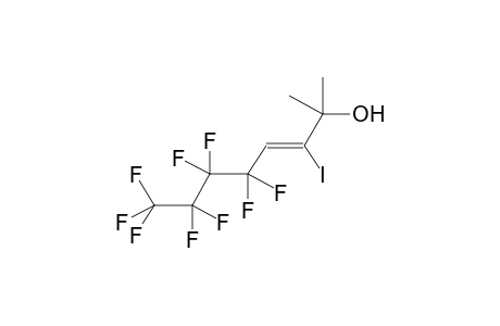 CIS-1,1-DIMETHYL-2-IODO-4,4,5,5,6,6,7,7,7-NONAFLUOROHEPT-2-EN-1-OL