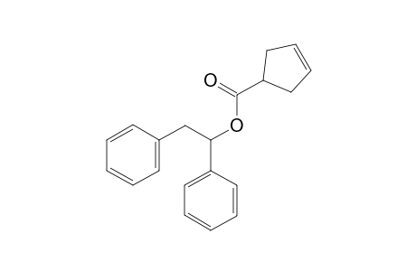 1,2-diphenylethyl cyclopent-3-ene-1-carboxylate