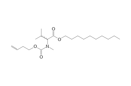 dl-Valine, N-methyl-N-(but-3-en-1-yloxycarbonyl)-, decyl ester