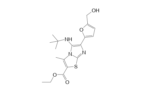 Ethyl 5-(tert-butylamino)-6-(5-hydroxymethylfuran-2-yl)-3-methylimidazo[2,1-b]thiazol-2-carboxylate