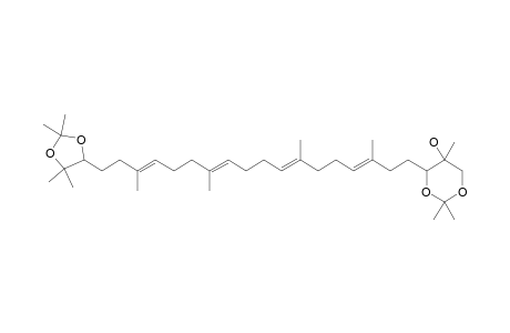 2-HYDROXY-2,6,10,15,19,23-HEXAMETHYL-6,10,14,18-TETRACOSATETRAENE-BIS-ACETONIDE