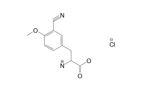 3-(3-cyano-4-methoxyphenyl)-L-alanine, hydrochloride