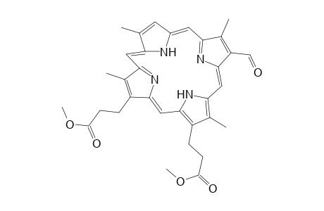 Dimethyl 3,3'-[8-formyl-2,7,12,18-tetramethylporphyrin-13,17-diyl]-21H,23H-dipropionate