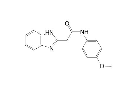 2-(1H-benzimidazol-2-yl)-N-(4-methoxyphenyl)acetamide