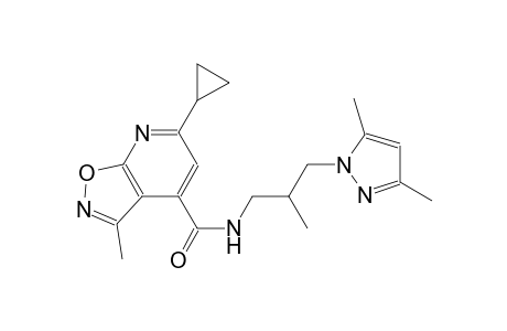 isoxazolo[5,4-b]pyridine-4-carboxamide, 6-cyclopropyl-N-[3-(3,5-dimethyl-1H-pyrazol-1-yl)-2-methylpropyl]-3-methyl-