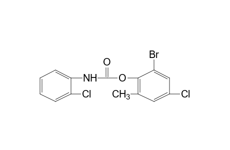 o-chlorocarbanilic acid, 6-bromo-4-chloro-o-tolyl ester