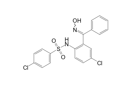 2'-benzoyl-4,4'-dichlorobenzenesulfonanilide, oxime