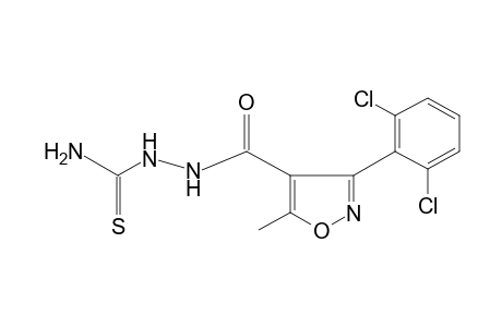 1-{[3-(2,6-dlchlorophenyl)-5-methyl-4-isoxazolyl]carbonyl}-3-thiosemicarbazide