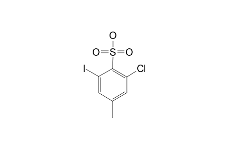 2-CHLORO-6-IODO-4-METHYL-BENZENESULFONIC-ACID;ISOMER-2