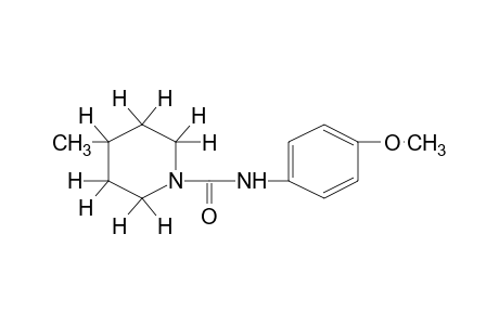 4-methyl-1-piperidinecarbox-p-anisidide