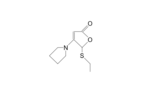 5-(ethylthio)-4-pyrrolidin-1-yl-5H-furan-2-one