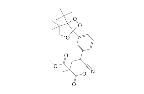 5-tert-Butyl-1-[3-(1-cyano-3,3-bis(methoxycarbonyl)butyl)phenyl}-4,4-dimethyl-2,6,7-trioxabicyclo[3.2.0]heptane