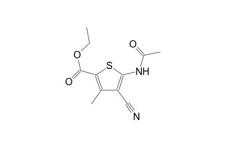 Ethyl 5-(acetylamino)-4-cyano-3-methyl-2-thiophenecarboxylate