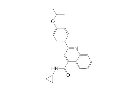 N-cyclopropyl-2-(4-isopropoxyphenyl)-4-quinolinecarboxamide