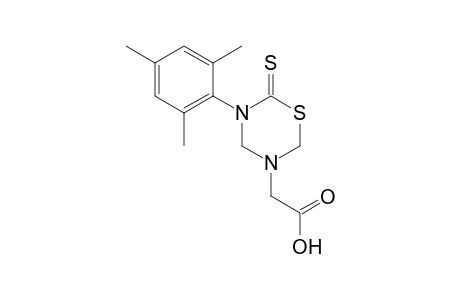 (5-Mesityl-6-thioxo-1,3,5-thiadiazinan-3-yl)acetic acid