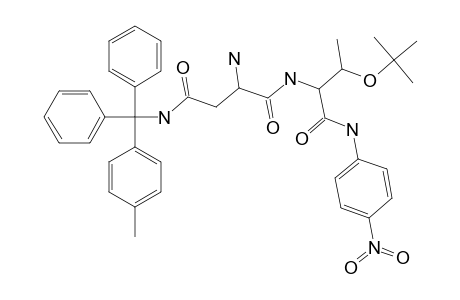 H-ASN(MTT)-THR(TBU)-PNAH-ASPARAGINE(MTT)-THREONINE(TBU)-PARANITROANILINE