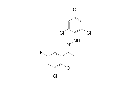 3'-chloro-5'-fluoro-hydroxyacetophenone, (2,4,6-trichlorophenyl)hydrazone