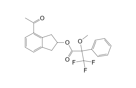 3,3,3-TRIFLUORO-2-METHOXY-2-PHENYL-PROPIONIC-ACID-4-ACETYL-INDAN-2-YL-ESTER