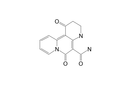 5-Carbamoyl-2,3,4,6-tetrahydro-1,6-dioxo-1H-pyrido(3,2-A)quinolizine