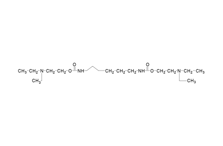 hexamethylenedicarbamic acid, bis[2-(diethylamino)ethyl]ester