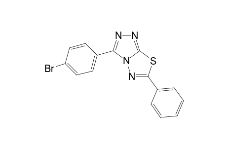 3-(4-Bromo-phenyl)-6-phenyl-[1,2,4]triazolo[3,4-b][1,3,4]thiadiazole