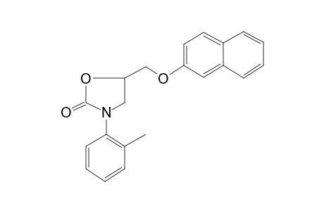 5-(2-Naphthyloxymethyl)-3-(o-tolyl)-2-oxazolidone