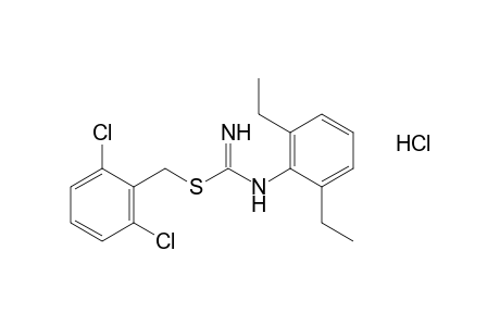 2-(2,6-dichlorobenzyl)-3-(2,6-diethylphenyl)-2-thiopseudourea, monohydrochloride