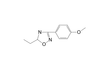 3-(4-Methoxyphenyl)-5-ethyl-2-(1,2,4)-oxadiazoline