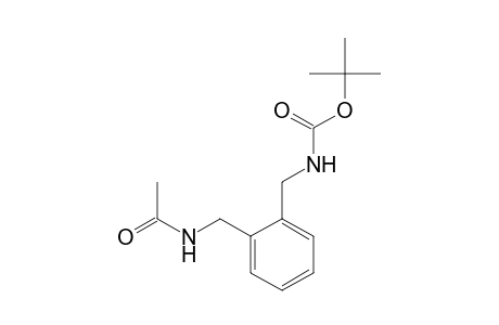 1,2-Benzenedimethanamine, N1-acetyl-N2-(t-butoxycarbonyl)-