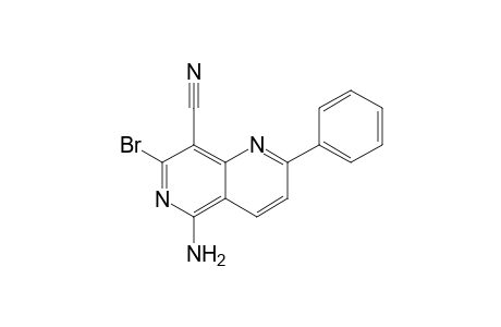 5-Amino-7-bromo-8-cyano-2-phenyl-1,6-naphthyridine