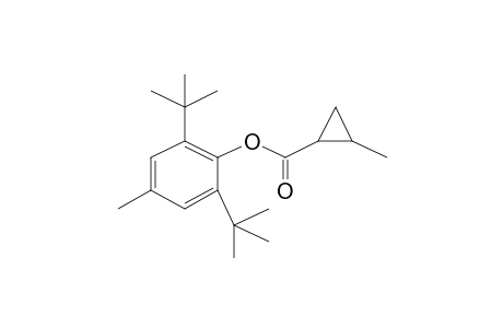 Cyclopropanecarboxylic acid, 2-methyl-, 2,6-di-t-butyl-4-methylphenyl ester