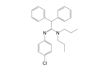 N2-(4-Chlorophenyl)-2,2-diphenyl-N1,N1-dipropylacetamidine