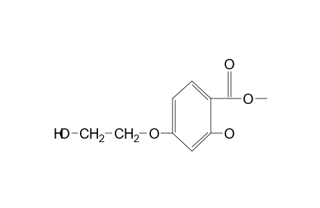4-(2-hydroxyethoxy)salicylic acid., methyl ester