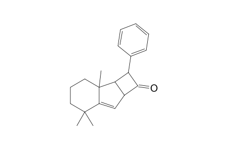 5-Phenyl-7,11,11-trimethyltricyclo[5.4.0.0(3,6)]undec-1-ene-4-one
