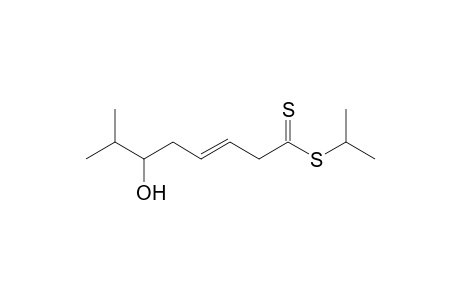 Isopropyl (3E)-6-hydroxy-7-methyl-3-octenedithioate