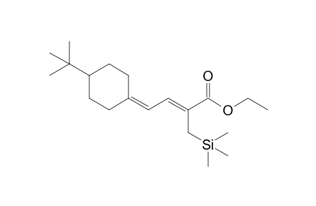 (Z)-Ethyl 4-(4-t-butylcyclohexylidene)-2-(trimethylsilylmethyl)but-2-enoate